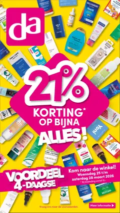 Da folder - Actie geldig vanaf 25-03-2026