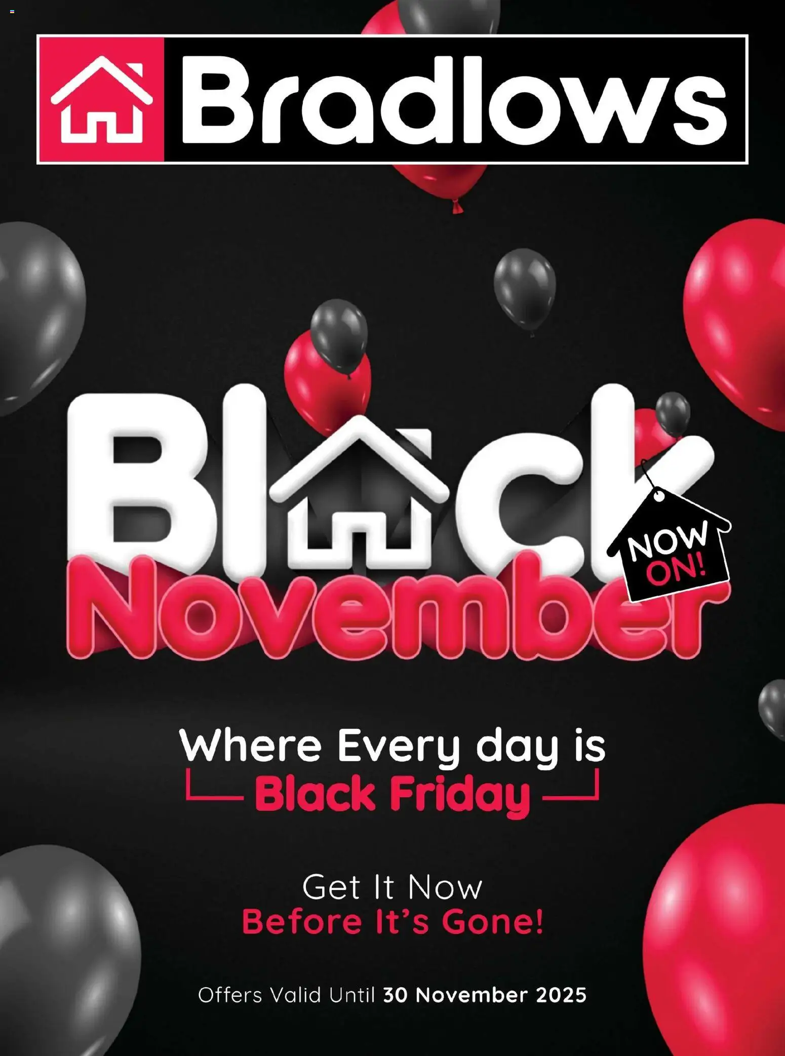 Bradlows Black Friday - page 1- valid from 10/11/2025