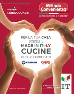 Anteprima Mondo Convenienza Cucine catalogo valida dal 01/09/2025
