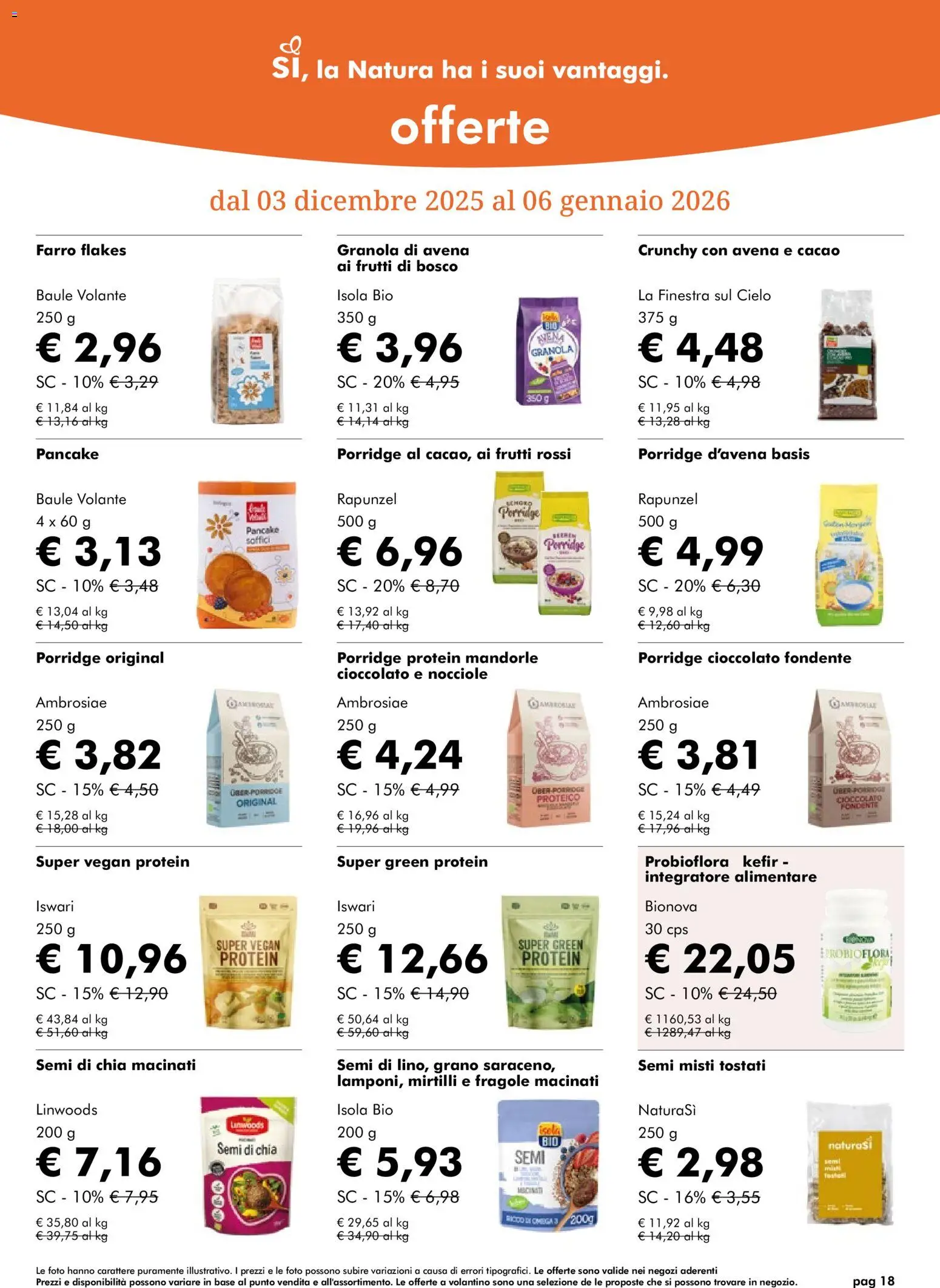 Volantino Natura Sì	 - pagina 18 - valido dal 03/12/2025