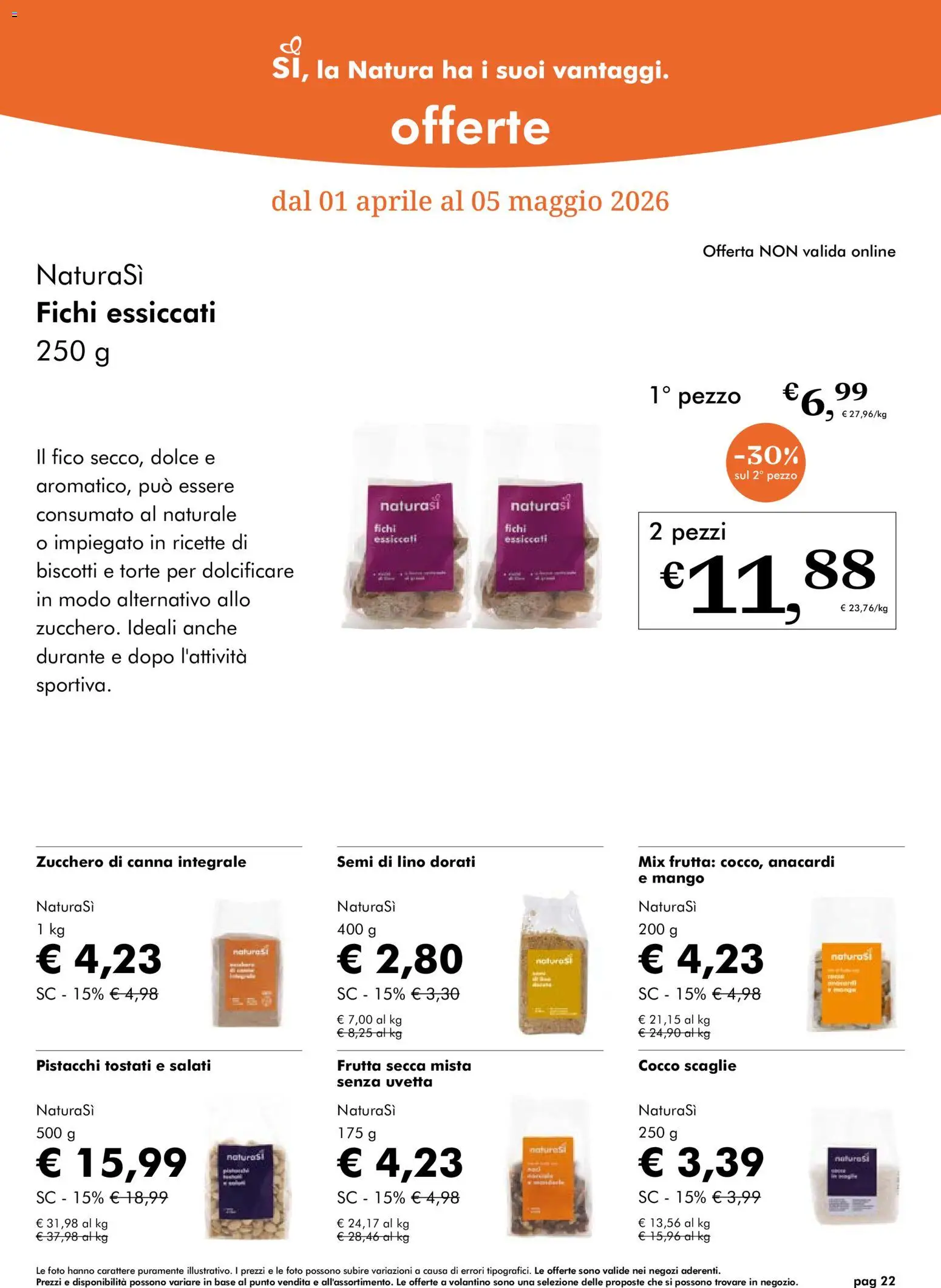 Natura Sì volantino - pagina 22 - valido dal 01/04/2026