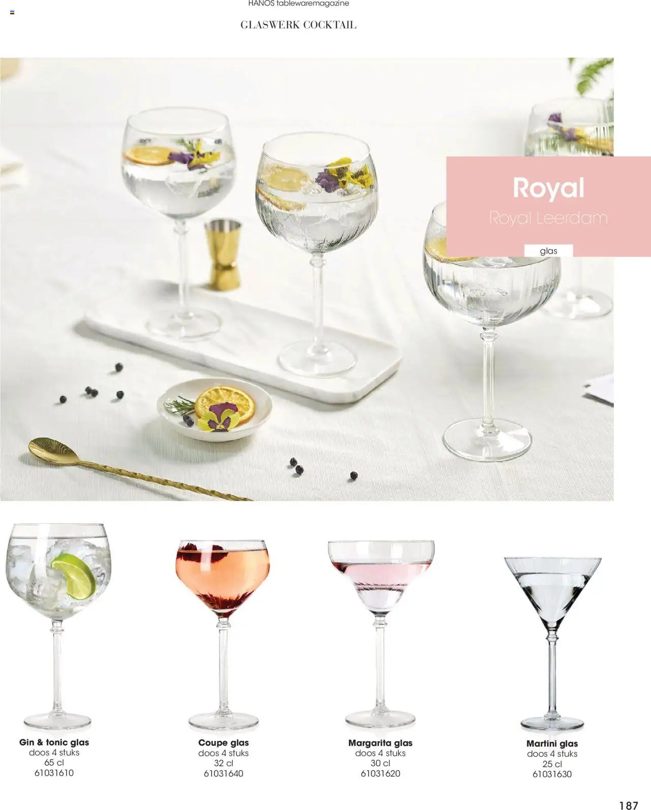 Hanos - Tableware magazine 2025-2026 - page 187- valid from 01-09-2025