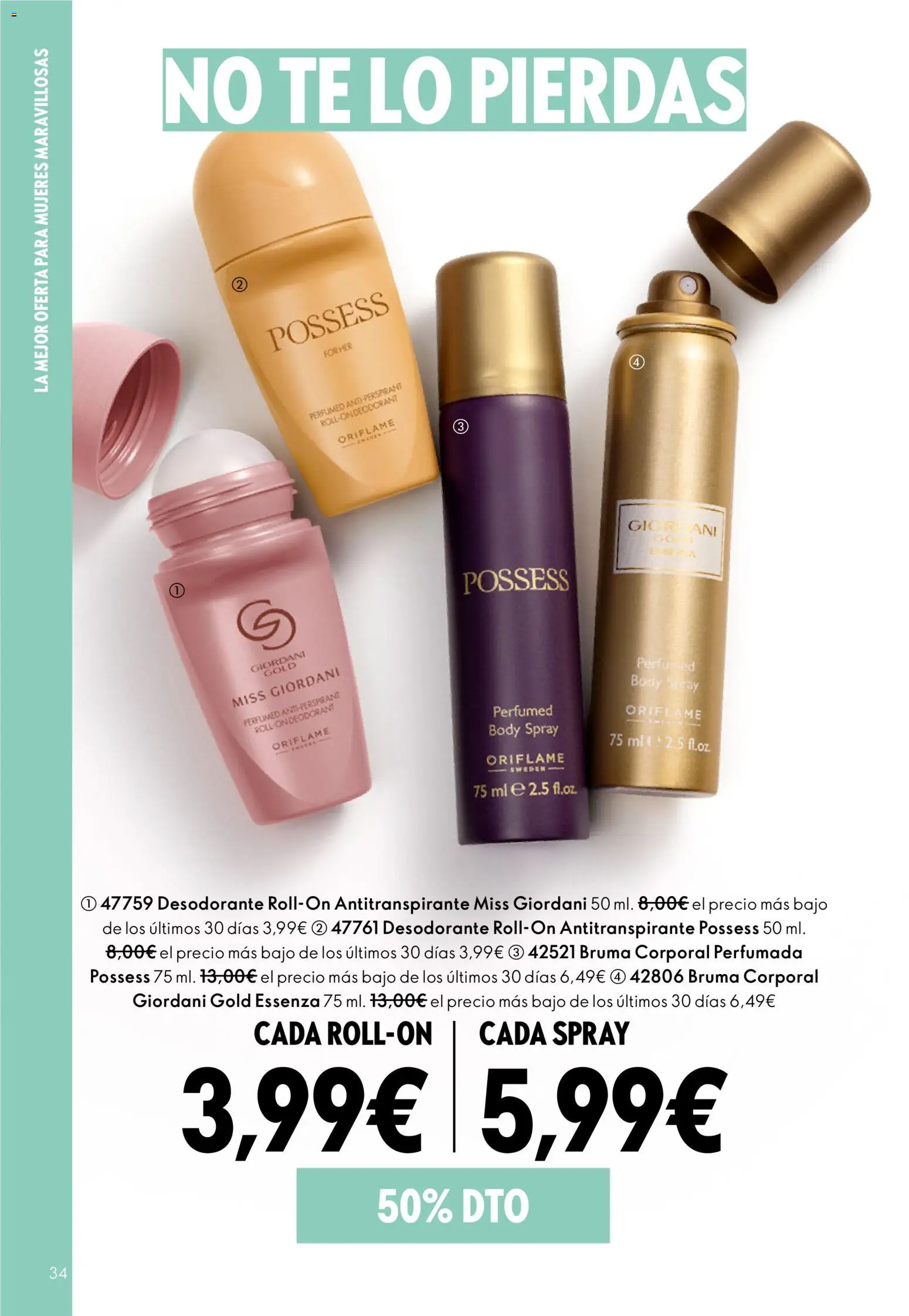 Oriflame - Catálogo Campaña 3 - Página de 34 - Válido desde 18/02/2026