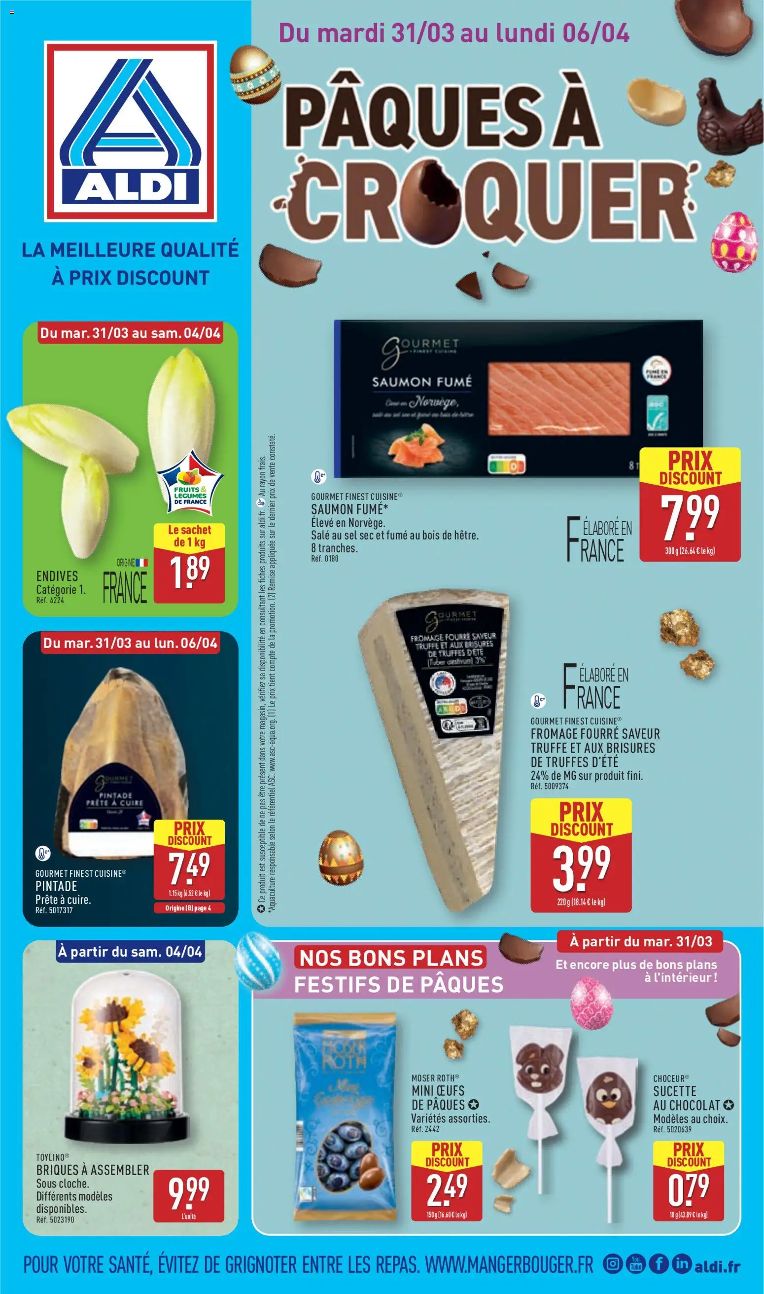 Aldi - Catalogue de la semaine 14 - page 1 - valable à partir du 31/03/2026