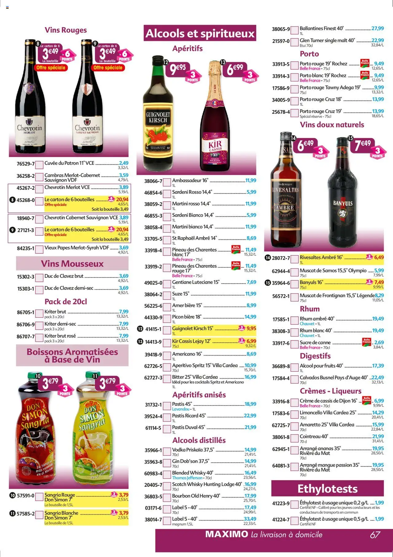 Maximo prospectus - page 67 - valable à partir du 07/07/2025