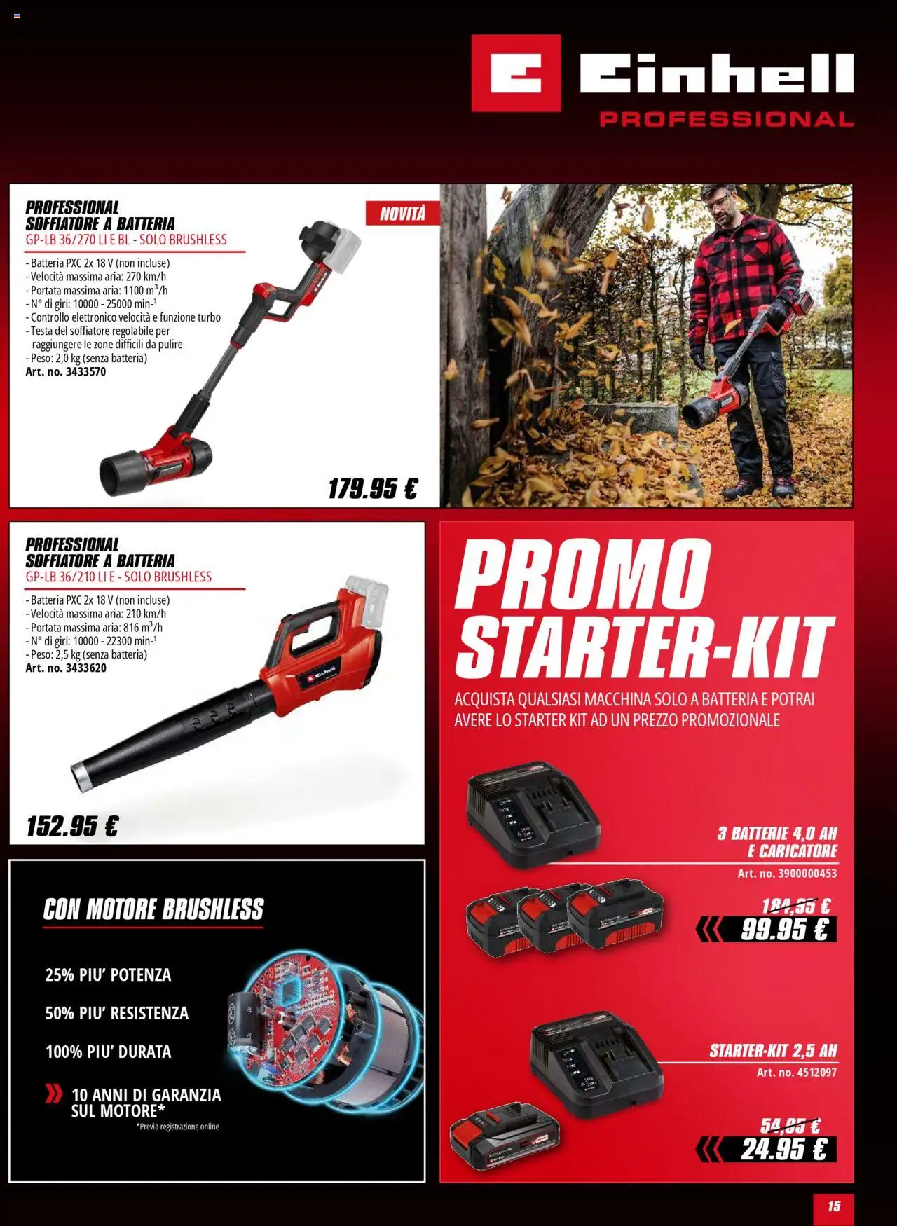 Volantino Einhell	 - pagina 15 - valido dal 01/10/2025