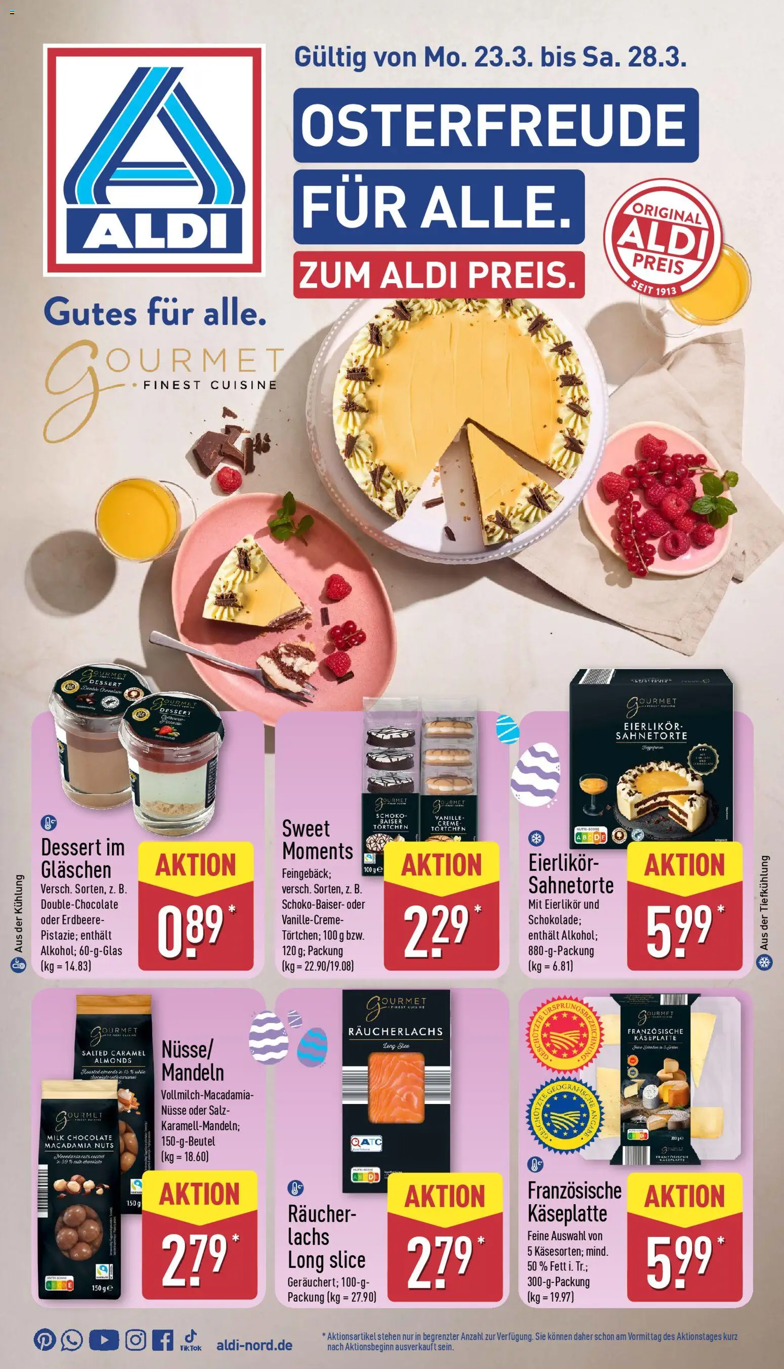 Aldi Prospekt 	 - Seite 1 - gültig ab 23.03.2026
