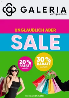 Vorschau Galeria Karstadt Kaufhof Prospekt 	 gültig ab 06.08.2025