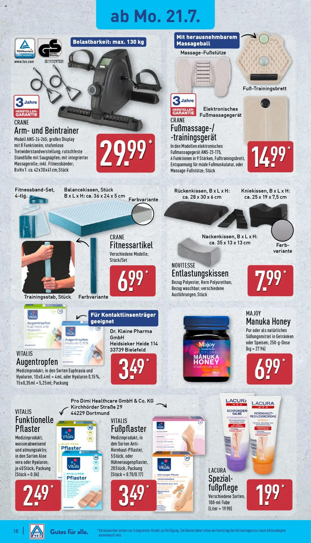Aldi Prospekt 	 - Seite 18 - gültig ab 21.07.2025