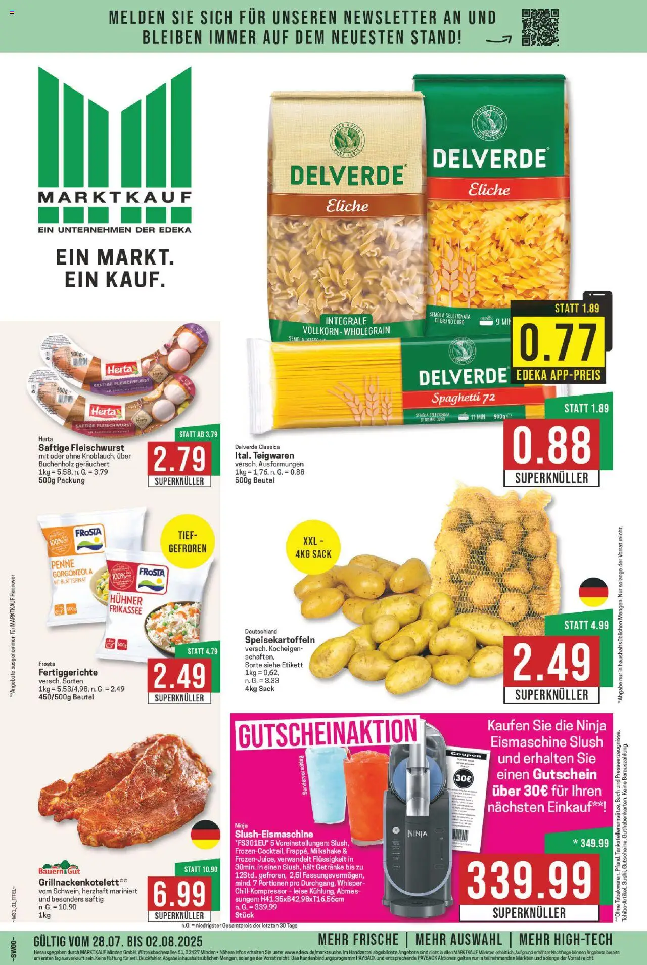 Marktkauf Prospekt 	 - Seite 1 - gültig ab 28.07.2025