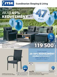 Előnézet JYSK akciós újság érvényes 2026.04.08.-tól