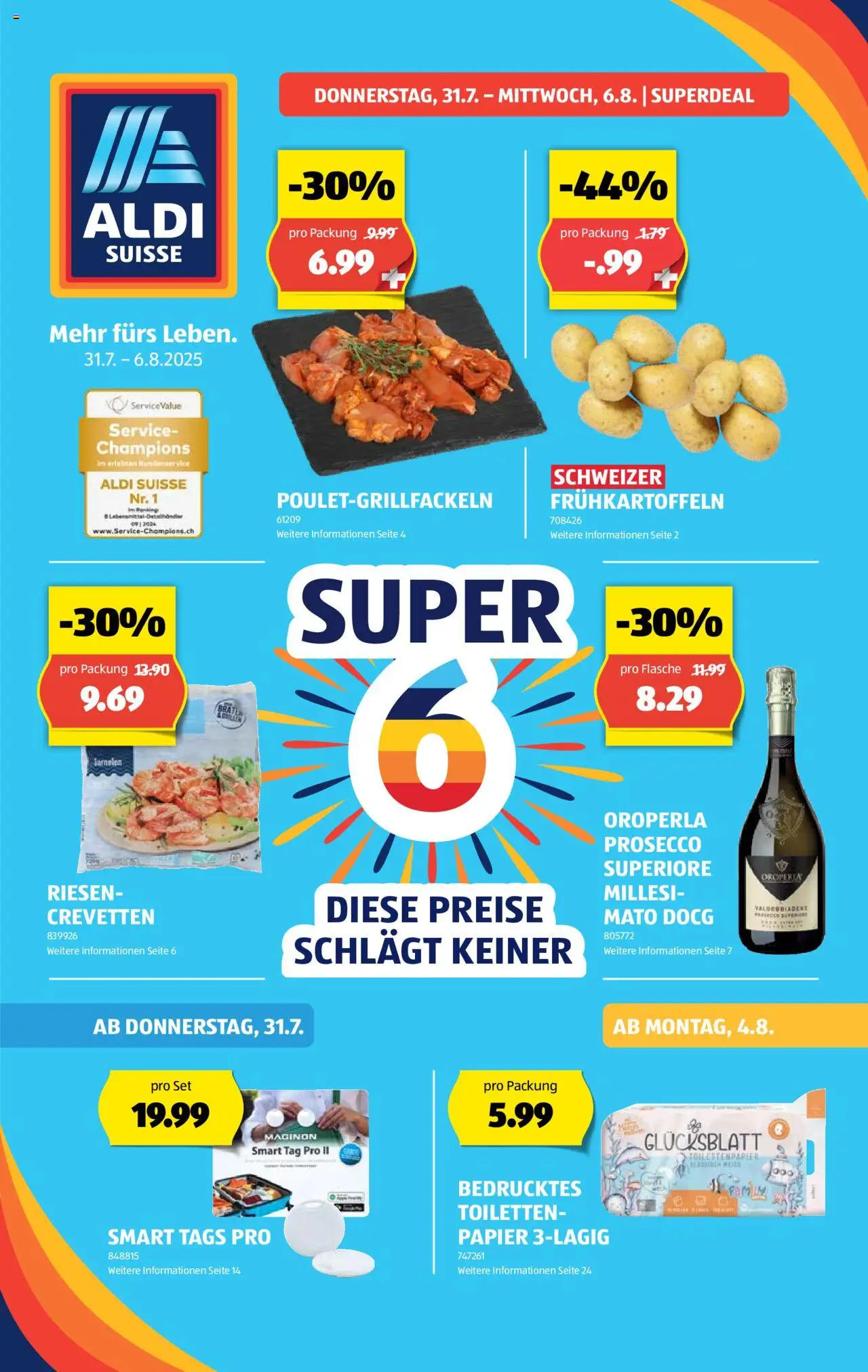 Aldi Aktionen - Seite 1- gültig ab 31.07.2025