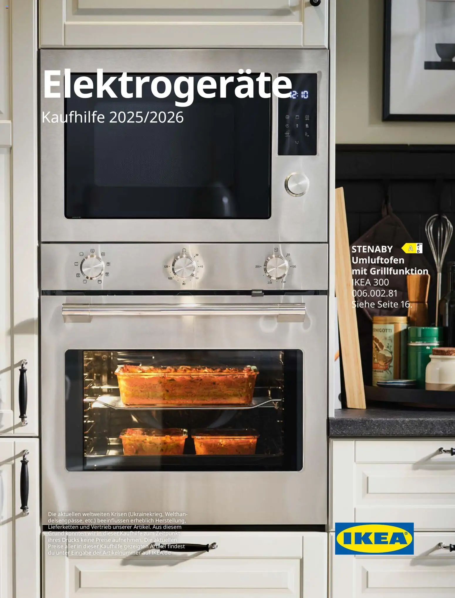 Ikea Elektrogeräte - Seite 1 - gültig ab 02.01.2026