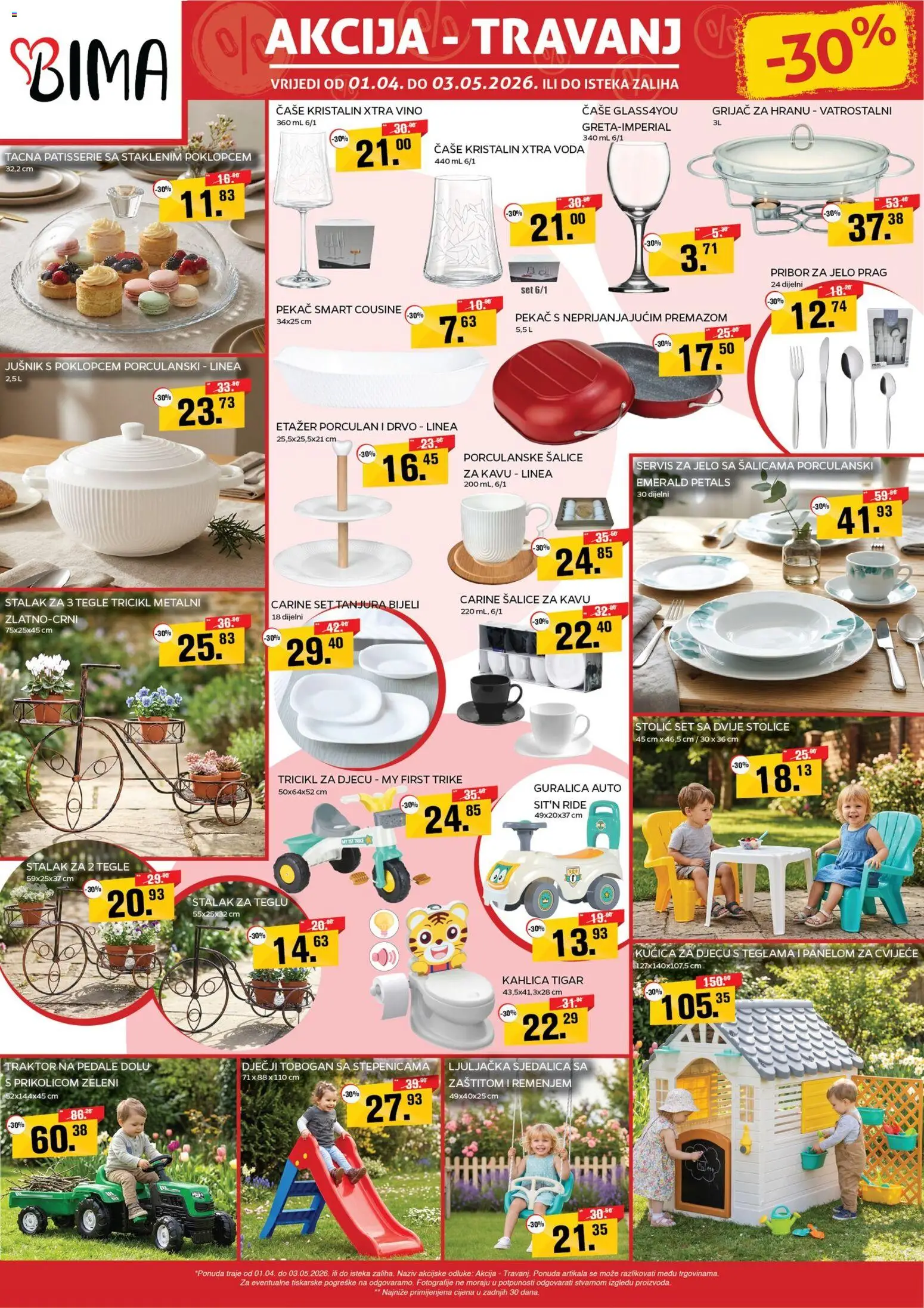 Katalog Bima - stranica 1- važeći od 01.04.2026