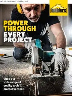 Preview Builders - Power Through Every Project valid from 14/10/2025