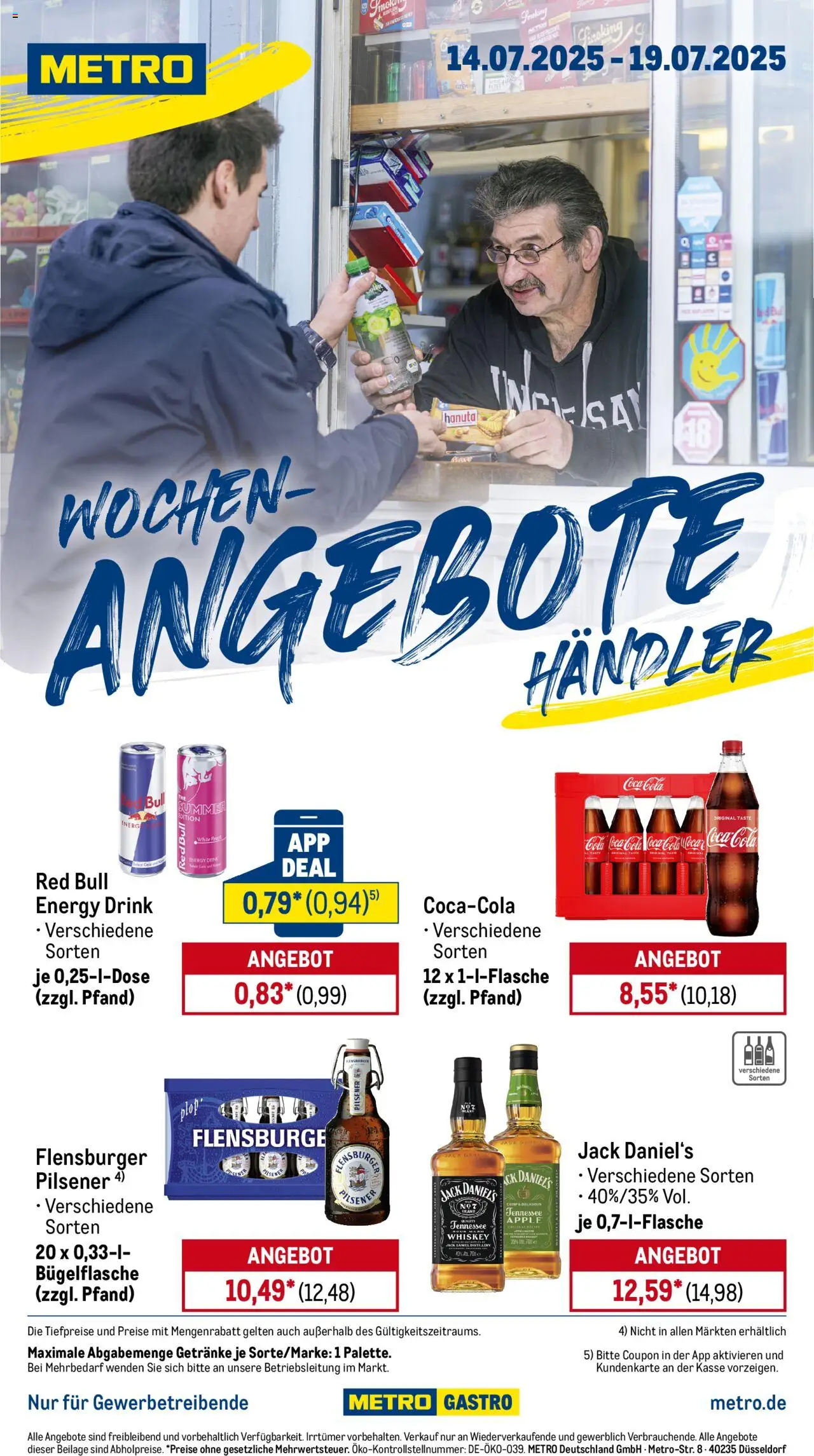 Metro Wochen-Angebote Händler - Seite 1 - gültig ab 14.07.2025