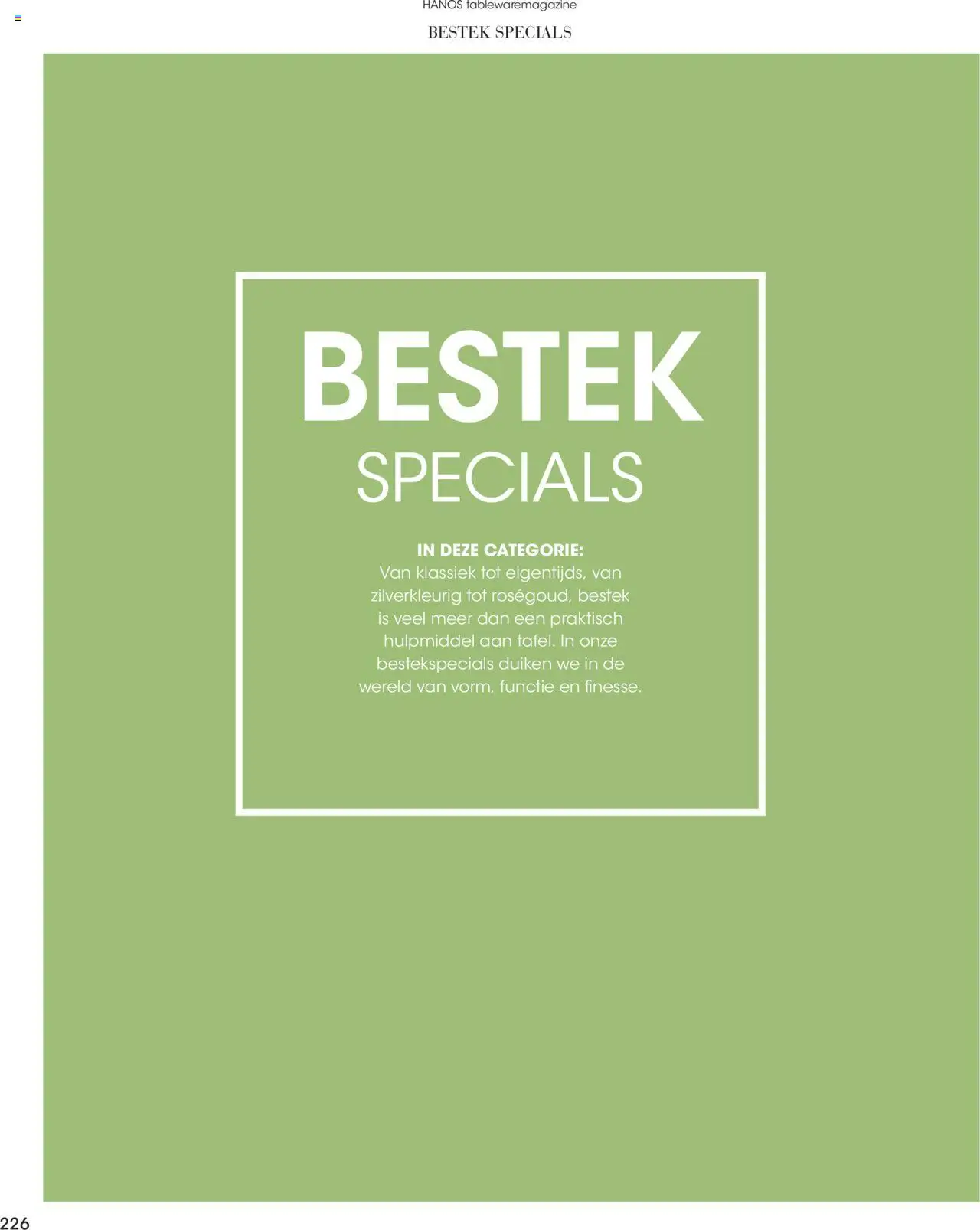 Hanos - Tableware magazine 2025-2026 - page 226- valid from 01-09-2025