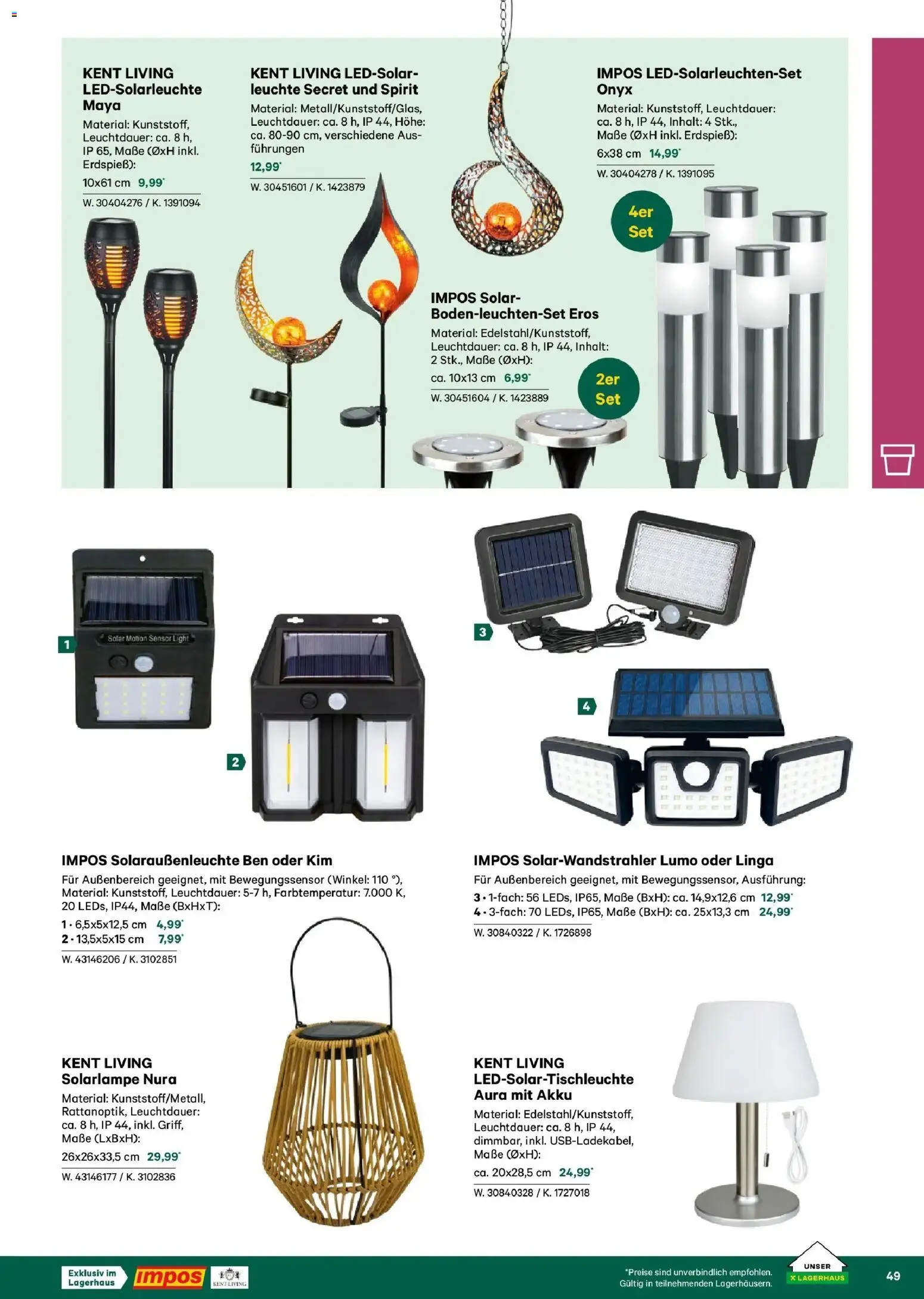 Lagerhaus Garten & Freizeit Katalog 2026 - Wien, Innsbruck - page 49- valid from 01.03.2026