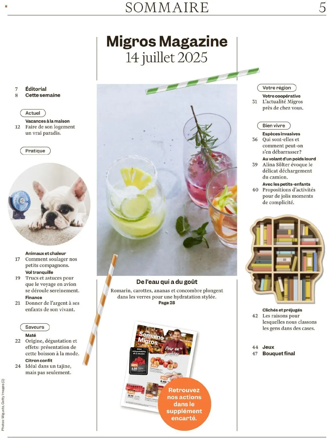 Migros Magazin FR - Seite 5- gültig ab 15.07.2025