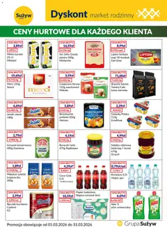Podgląd Sużyw gazetka - Dyskont ważny od 01.03.2026