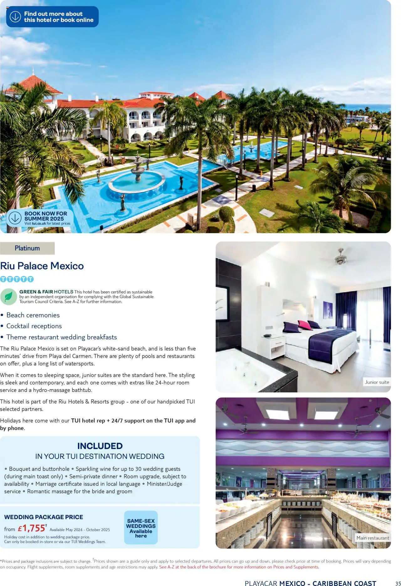 TUI - Weddings - page 35- valid from 01/05/2024