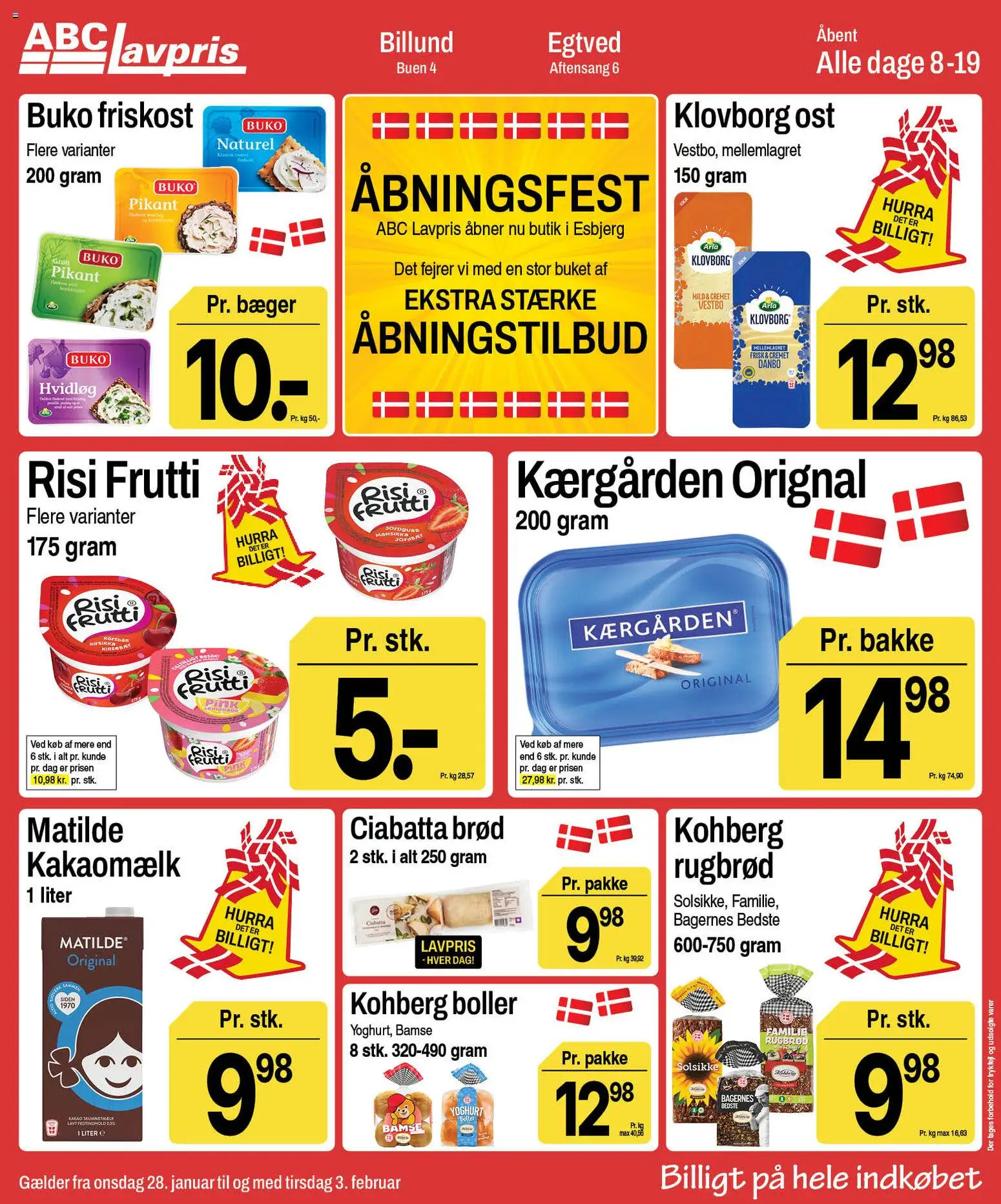 Abc Lavpris - Tilbudsavis - side 1- gyldig fra 28/01/2026