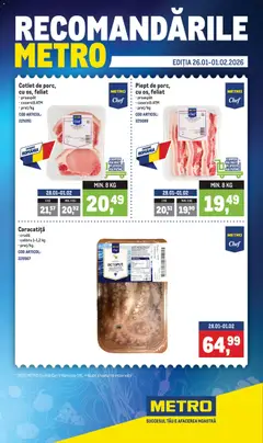 Catalog Metro valabil de la 26.01.2026
