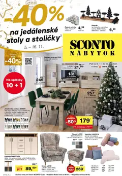 Sconto nábytok leták platný od 05.11.2025