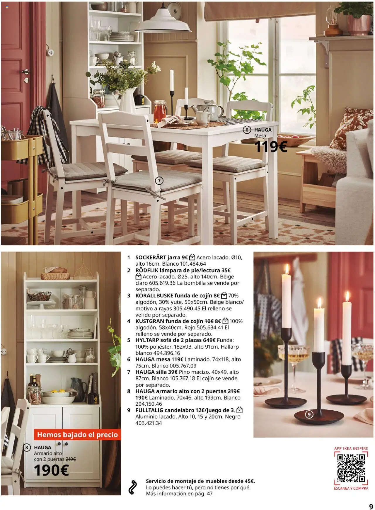 Catálogo IKEA Precios bajos.  - Página de 9 - Válido desde 01/09/2025