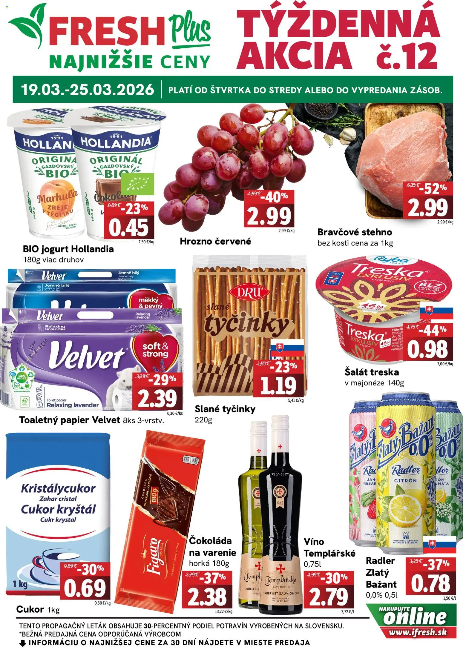 Fresh leták - strana 1- platný od 19.03.2026