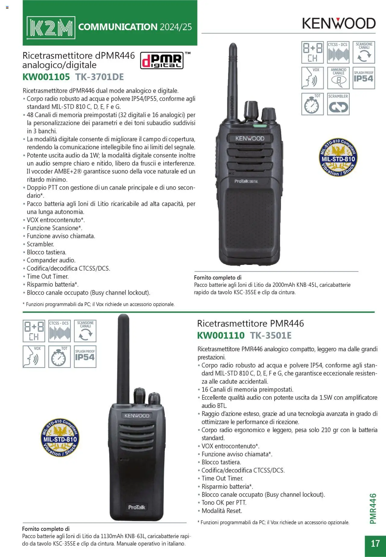 GBC Comunicazione K2M catalogo - pagina 17 - valido dal 31/05/2025