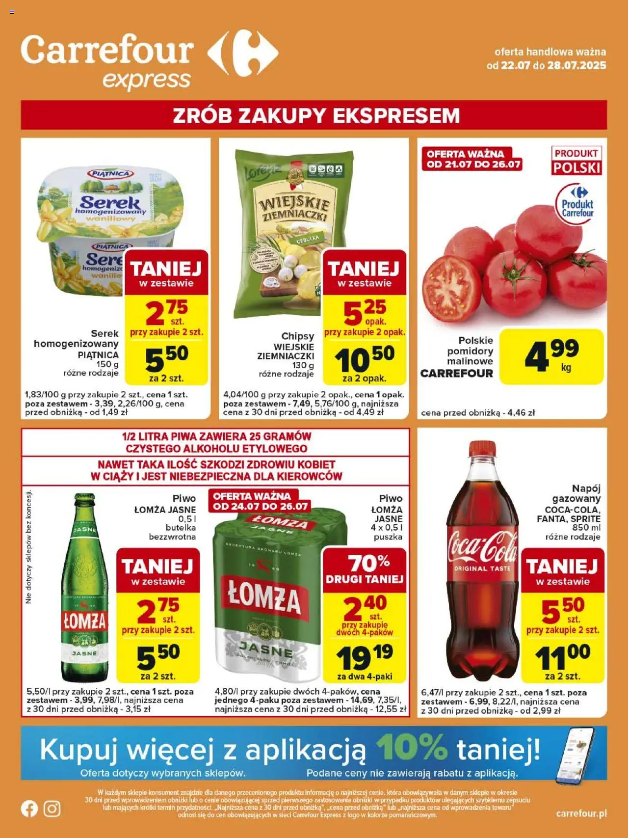 Carrefour Gazetka - Express - strona 1- ważny od 22.07.2025