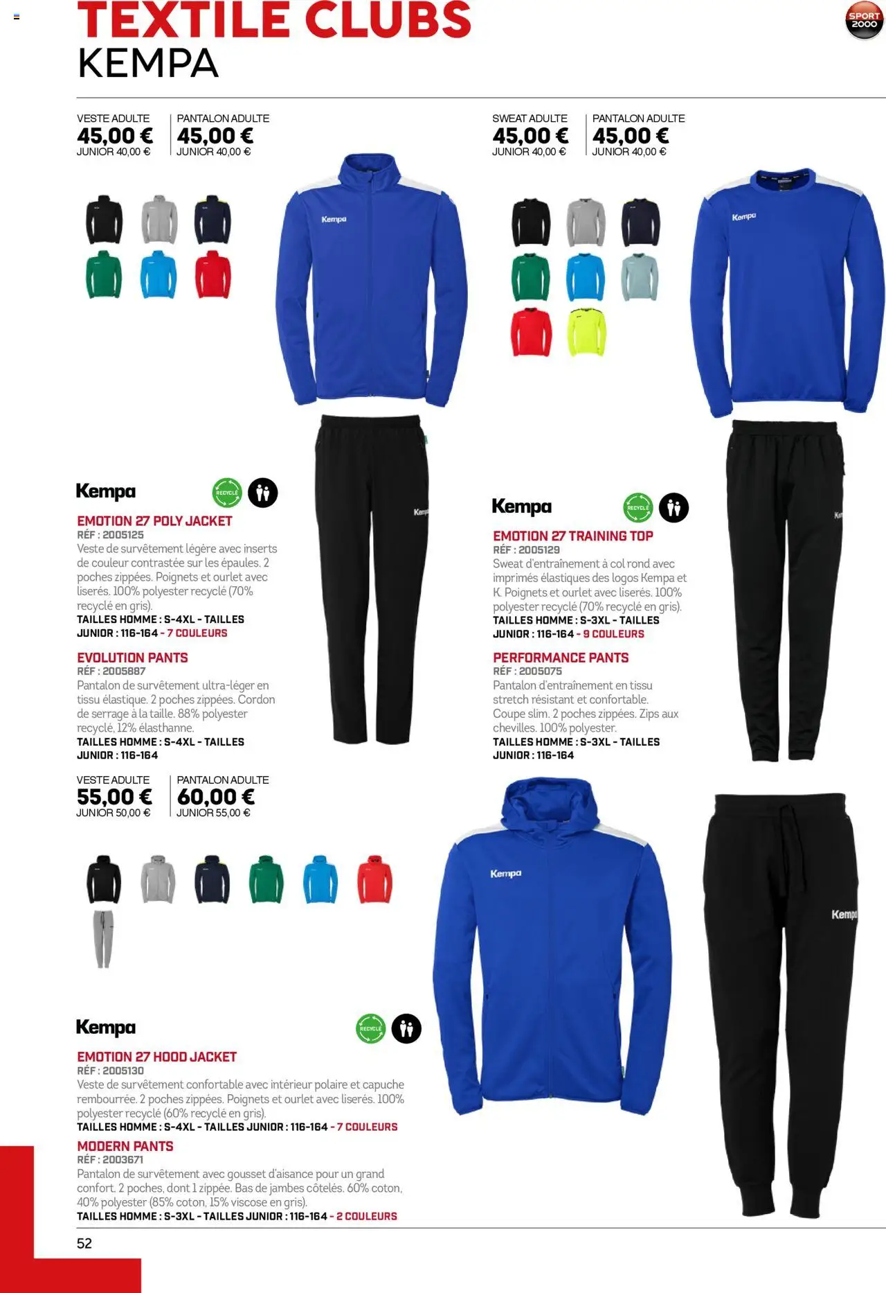 Sport 2000 brochure - page 52 - valable à partir du 01/06/2025