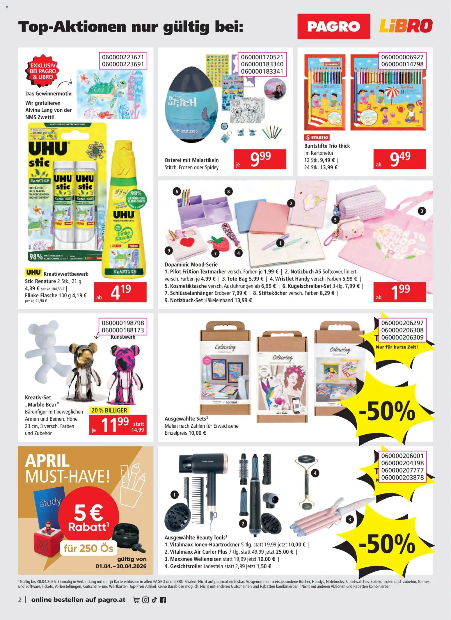 Libro Flugblatt - page 2- valid from 26.03.2026