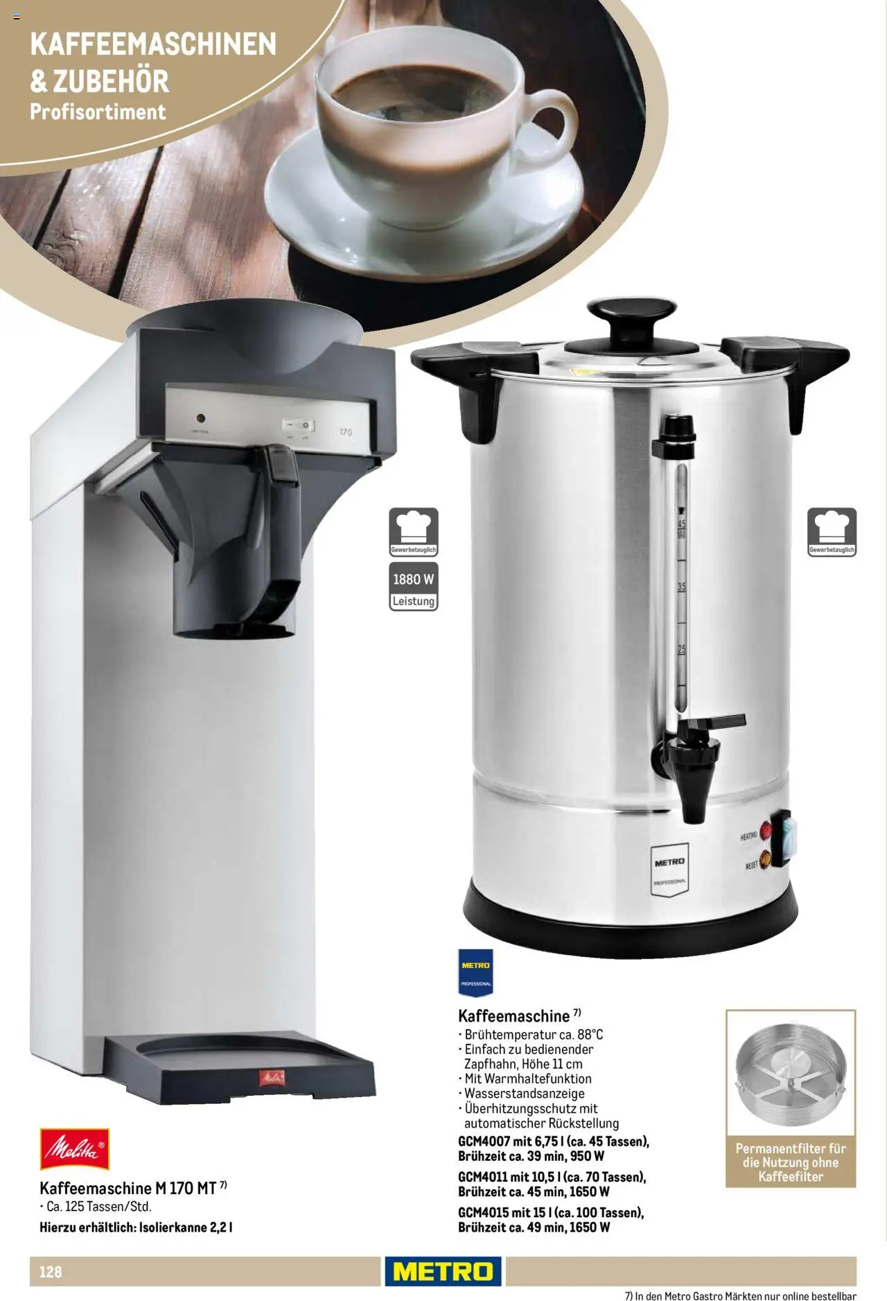 Metro Non Food Sortiment - Seite 128 - gültig ab 01.10.2025