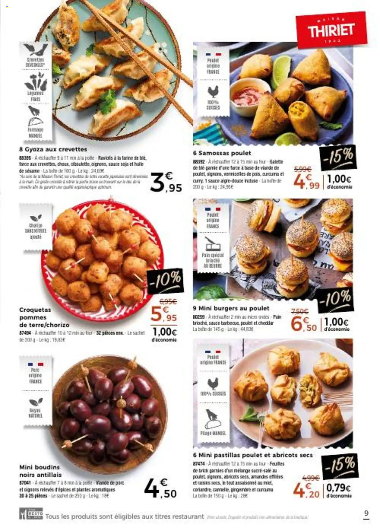 Thiriet catalogue livraison à domicile - page 9 - valable à partir du 11/07/2025