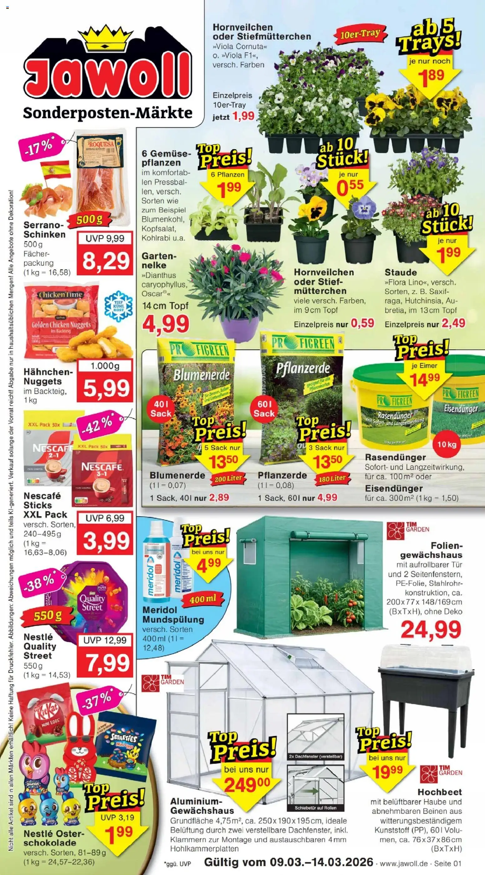 Jawoll Prospekt - Seite 1 - gültig ab 09.03.2026