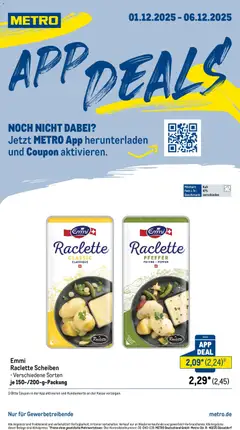 Vorschau Metro App Deals gültig ab 01.12.2025