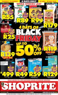 Preview Shoprite Black Friday valid from 27/11/2025