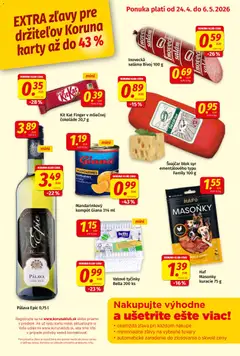 Koruna leták platný od 24.04.2026