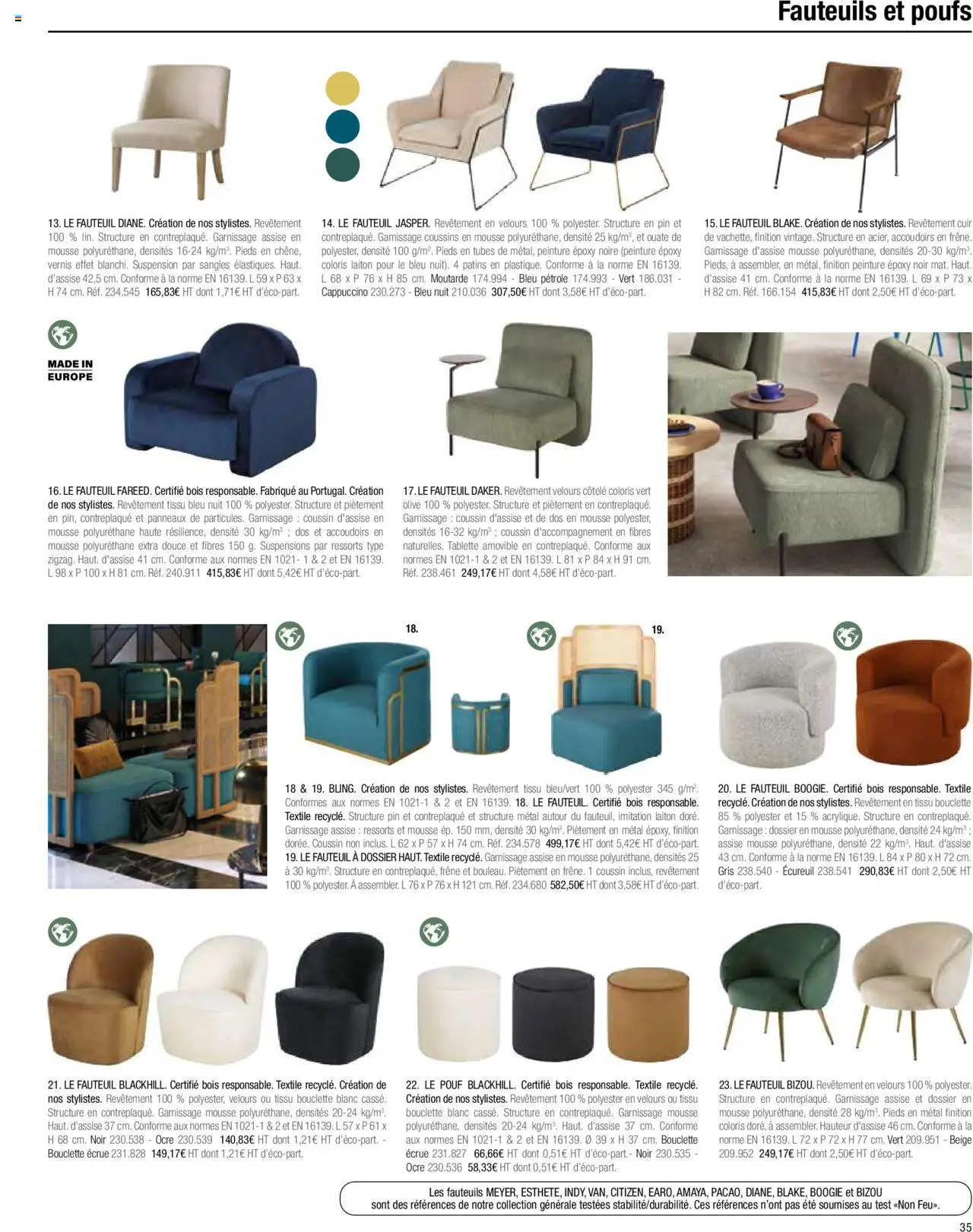Maisons du Monde Business - page 35 - valable à partir du 01/01/2024