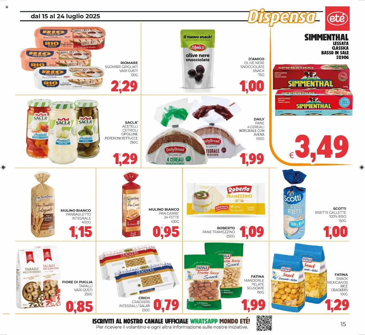 Volantino Eté	 - pagina 15 - valido dal 15/07/2025