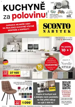 Náhled Sconto nábytek leták platný od 27.08.2025