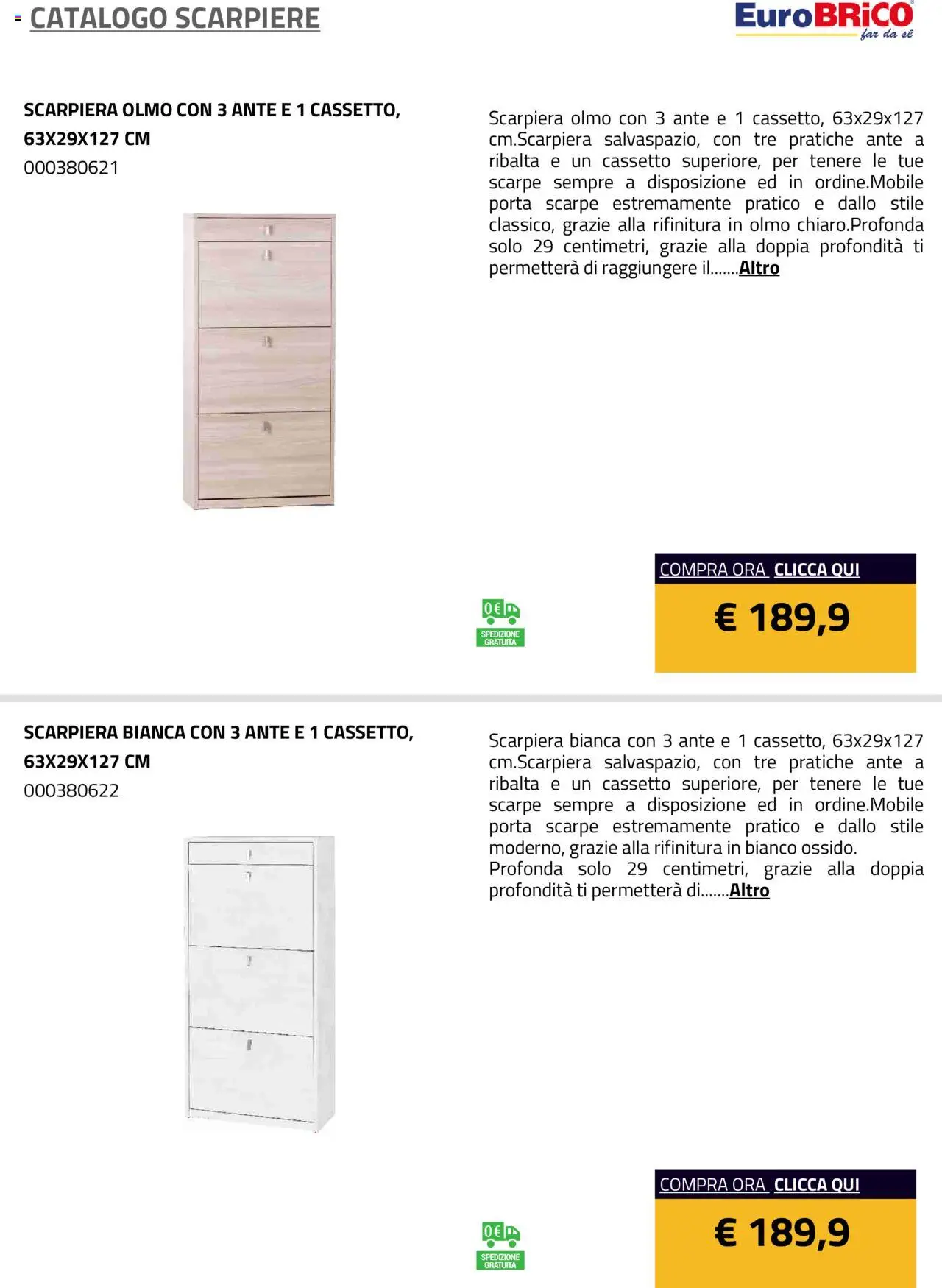 Eurobrico Scarpiere catalogo - pagina 30 - valido dal 23/07/2025