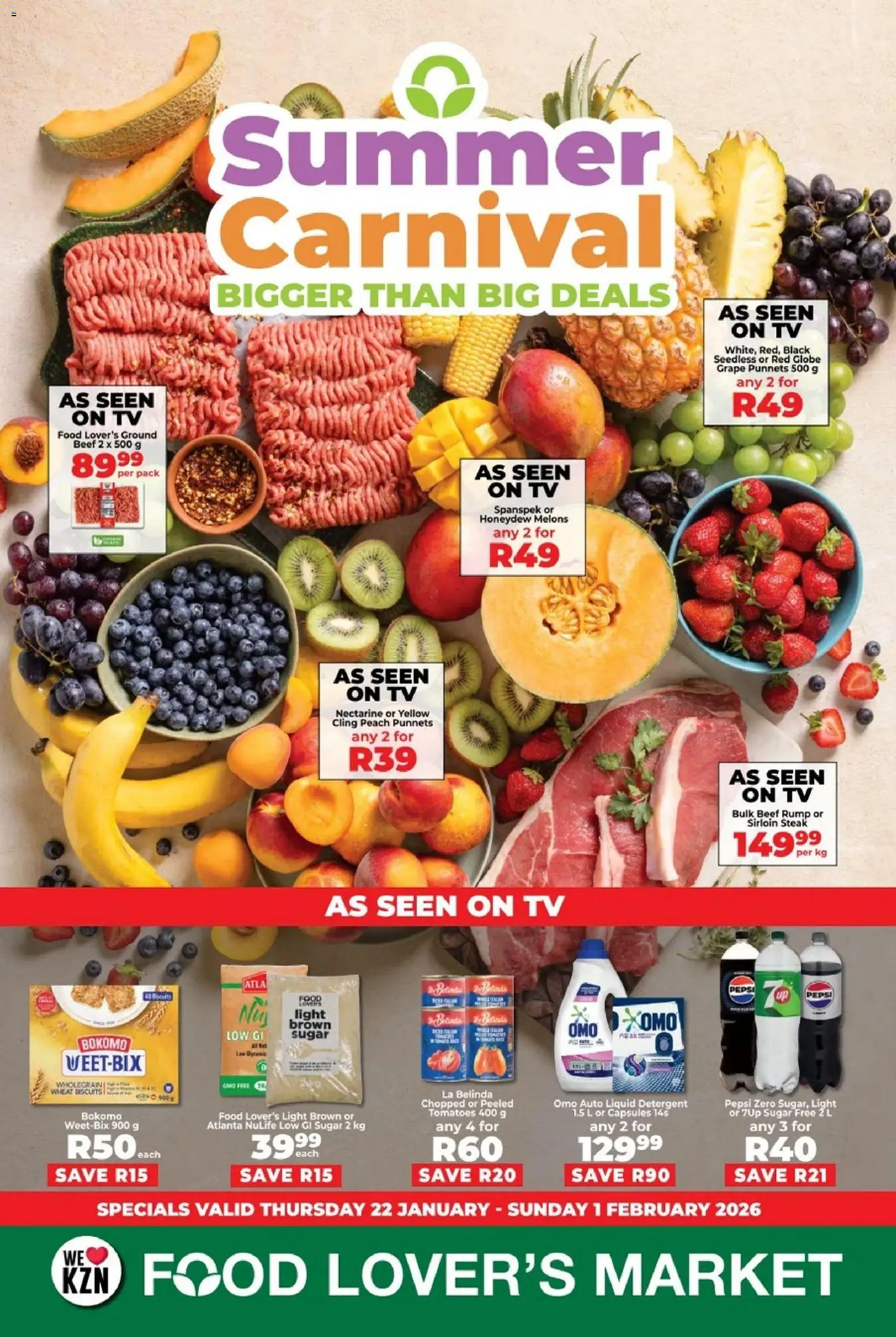 Food Lover's Market Specials - page 1- valid from 22/01/2026