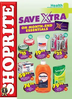 Preview Shoprite - Medirite Month-End Essentials valid from 20/11/2025