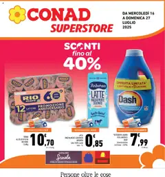 Anteprima Conad Superstore Campania catalogo valida dal 16/07/2025