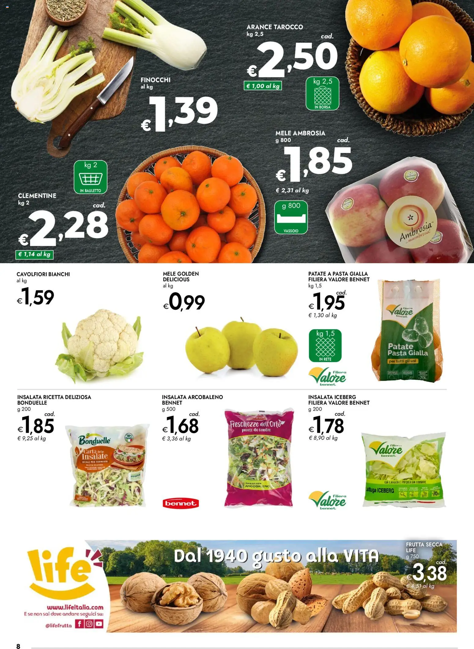 Volantino bennet	 - pagina 8 - valido dal 04/12/2025