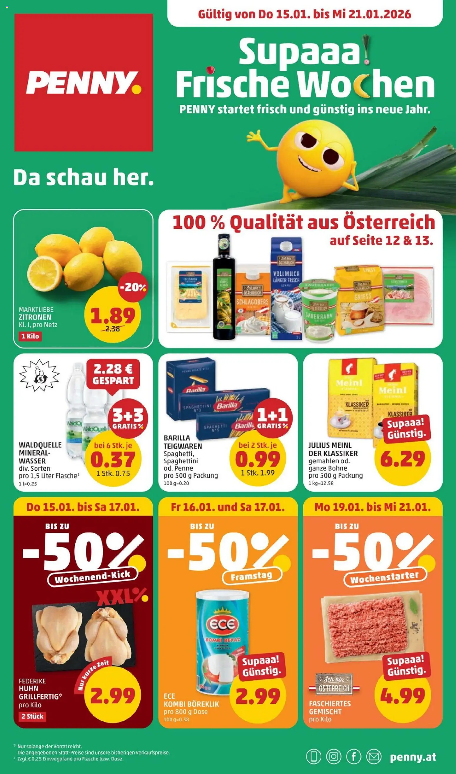 Penny Markt Flugblatt - Seite 1- gültig ab 15.01.2026