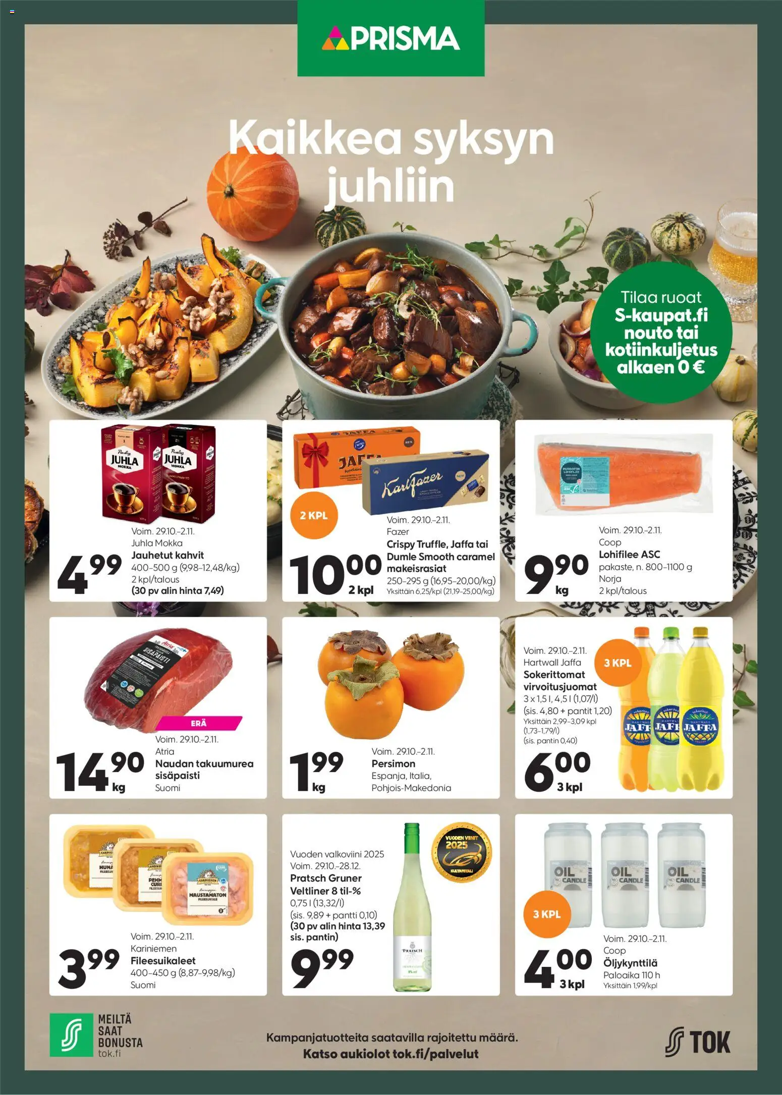 Prisma - Kaikkea syksyn juhliin - sivu 1- voimassa alkaen 29/10/2025